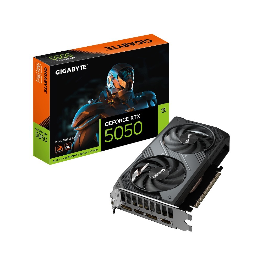 Card màn hình Gigabyte GeForce RTX 5050 WINDFORCE OC - 8GB GDDR6 - BH chính hãng 36 tháng | BigBuy360 - bigbuy360.vn