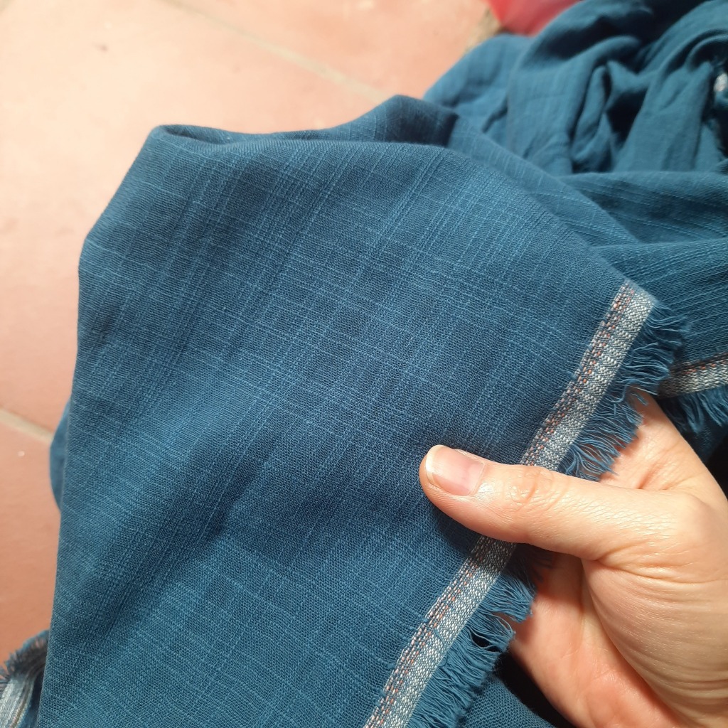 VẢI XÔ 2 LỚP MÀU XANH CỔ VỊT - CHẤT MỀM, MÁT, THẤM HÚT - MAY BỘ ĐỒ, VÁY, VỎ GA /GỐI...