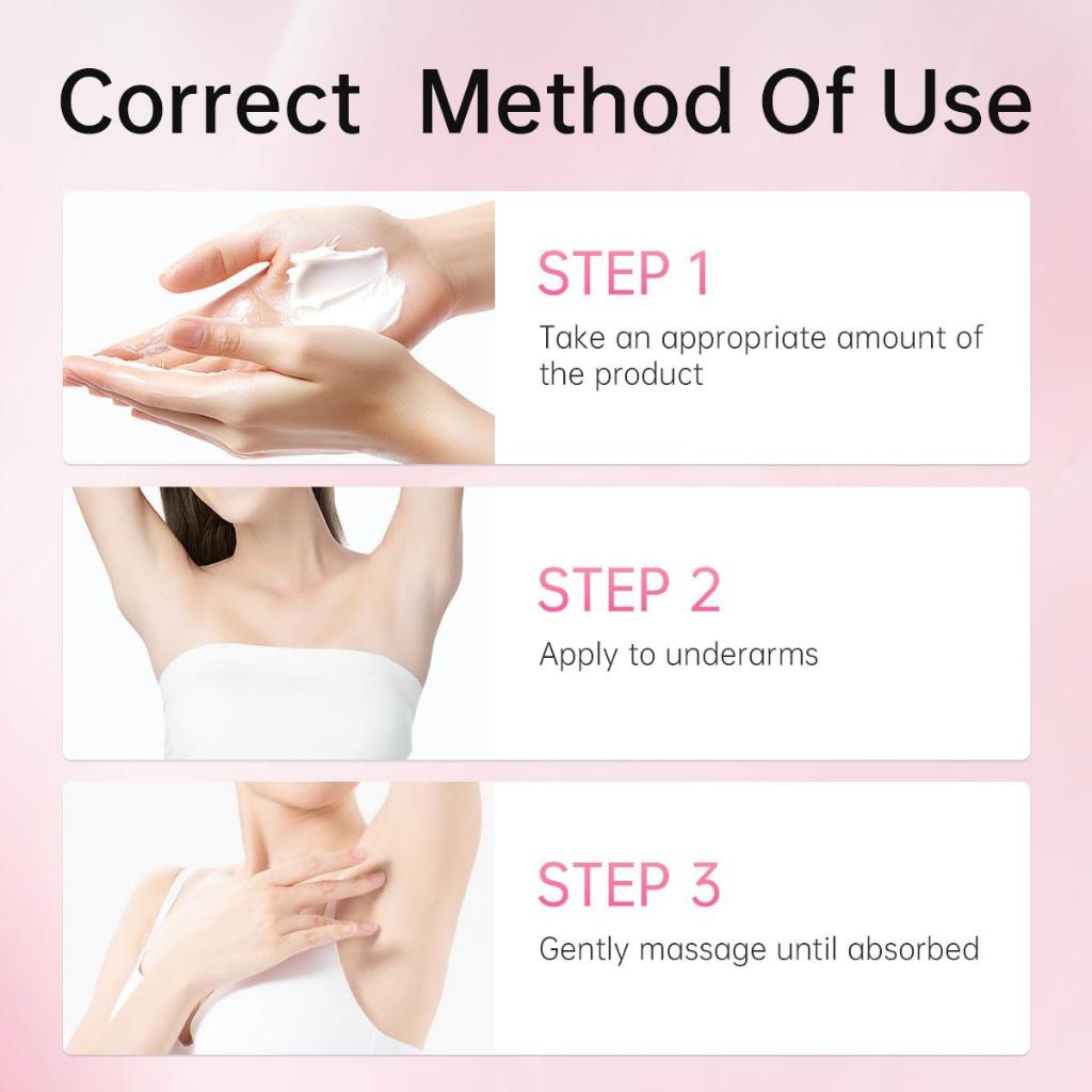 Za LabTM Kem Dưỡng Thể Khử Mùi Làm Sáng Da Dưỡng Trắng Vùng Cánh Tay Giữ Hương 48H Giảm Mùi & Mồ Hôi Lâu Dài