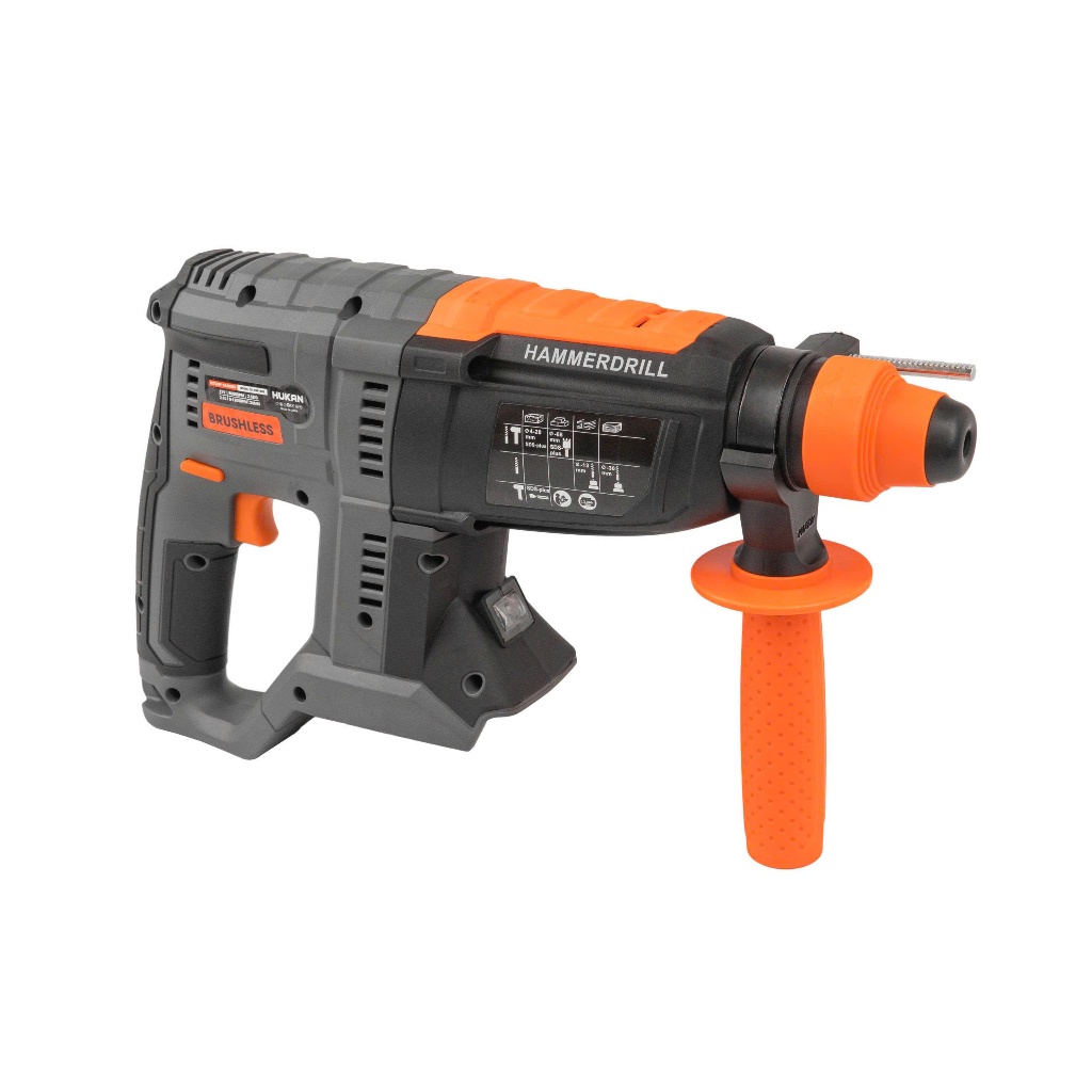 Thân Máy Khoan Bê Tông Pin HUKAN Gen1 G1-KBP1228 | 21V, Không Chổi Than| 2.9J Khoan Đục 26mm | Khoan Tường Cầm Tay