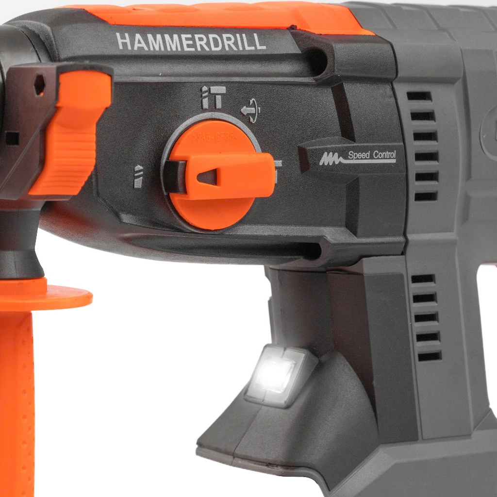 Thân Máy Khoan Bê Tông Pin HUKAN Gen1 G1-KBP1228 | 21V, Không Chổi Than| 2.9J Khoan Đục 26mm | Khoan Tường Cầm Tay