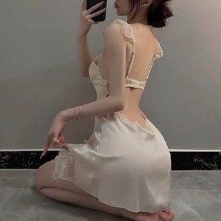 V321 Set Váy Kèm Choàng Lụa Cao Cấp Phong Cách Quyến Rũ Kèm Đềm Ngực Từ Phương Linh Underwear