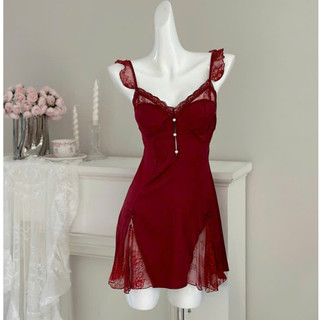V321 Set Váy Kèm Choàng Lụa Cao Cấp Phong Cách Quyến Rũ Kèm Đềm Ngực Từ Phương Linh Underwear