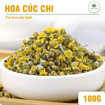 Hoa cúc chi 100g, trà cúc tiến vua, hoa cúc nụ Hưng Yên sấy lạnh, nguyên bông, nụ nhỏ - MIHA TEA