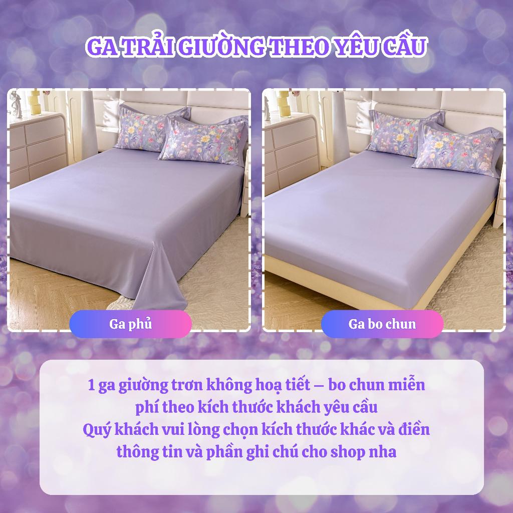 Bộ Chăn Ga Gối Lụa Thái 4 Món DigiSilk™ New 2026 – In Kỹ Thuật Số Cao Cấp An Như Bedding