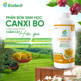 Phân Bón Canxi Bo Eco 83 (Chai 500ml) -  Siêu Đậu Trái, Siêu Dưỡng Trái, Chống Rụng Bông Trái Non,Tăng Đề Kháng Cây