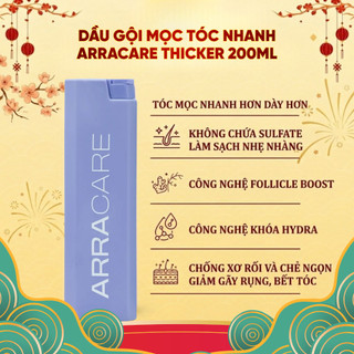 Dầu Gội Xả ArraCare 200ml - Sản phẩm chăm sóc tóc cao cấp chính hãng từ Úc