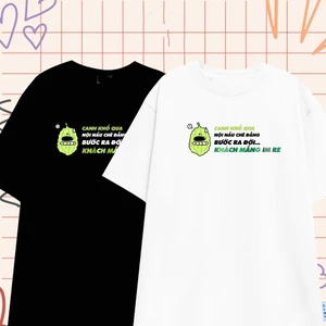 Áo thun unisex hài hước Canh Khổ Qua áo phông genz công sở cổ tròn tay ngắn chất Cotton mềm mịn co dãn 4 chiều TA0154