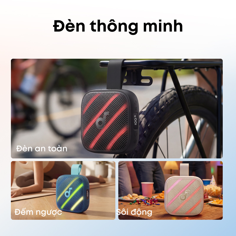 Loa Bluetooth Anker soundcore Boom Go 3i 15W, Bass Mạnh, Pin 40H, Chống Nước/Bụi IP68 | BigBuy360 - bigbuy360.vn