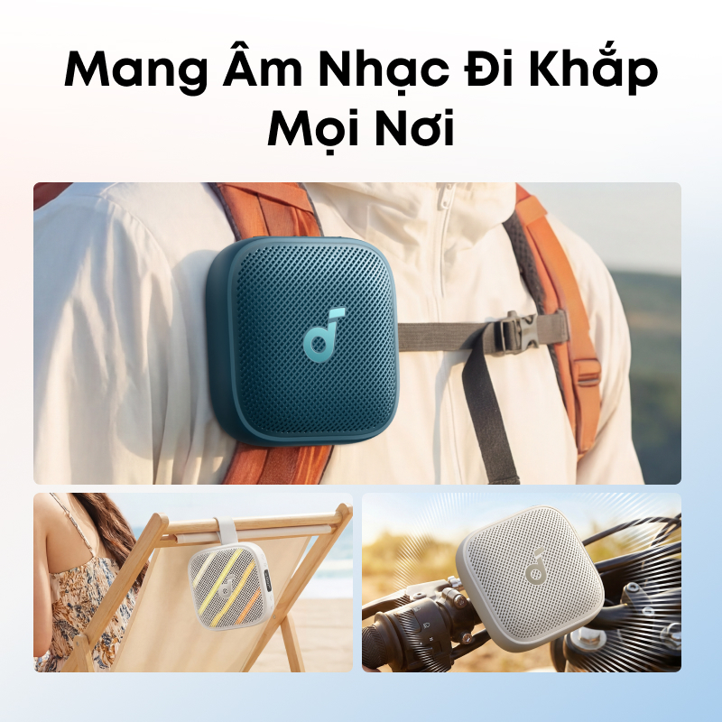 Loa Bluetooth Anker soundcore Boom Go 3i 15W, Bass Mạnh, Pin 40H, Chống Nước/Bụi IP68 | BigBuy360 - bigbuy360.vn