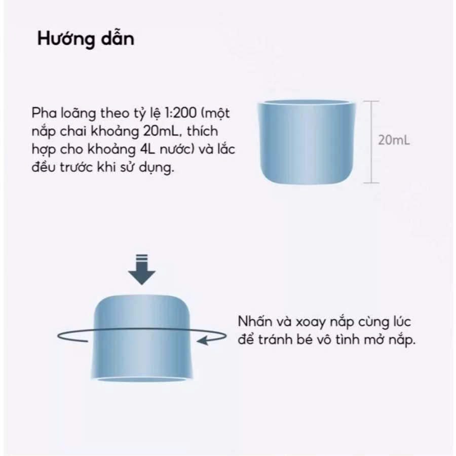 Nước lau sàn chuyên dụng cho robot hút bụi lau sàn Roborock