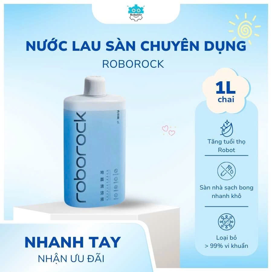 Nước lau sàn chuyên dụng cho robot hút bụi lau sàn Roborock