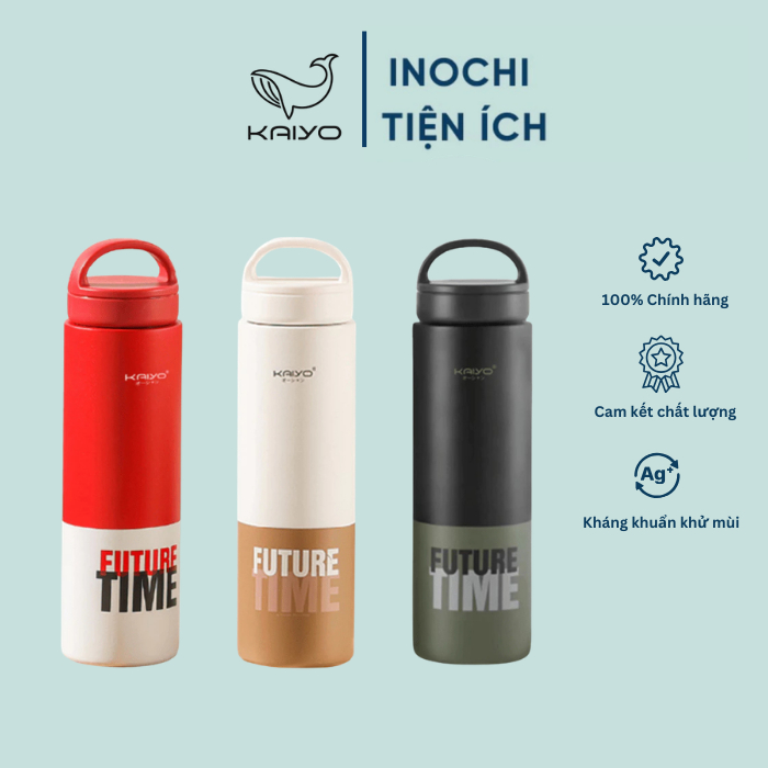 [KVF1532-6940] Bình giữ nhiệt 2 lớp inox 304 KAIYO, có lõi lọc trà dung tích 700ml