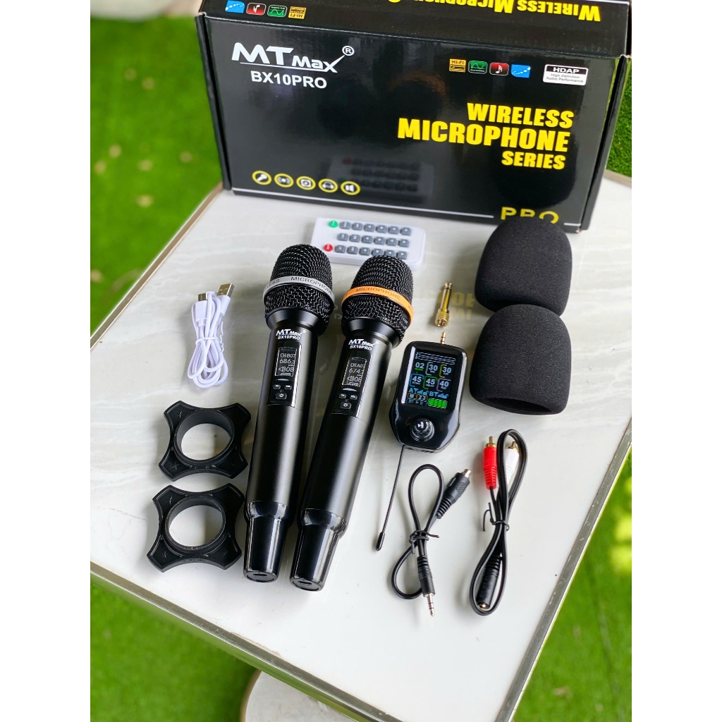 Micro Karaoke hát nhẹ MTMAX BX10 – Đầu Thu Chỉnh Echo Delay Reverb cho giọng hát vang chuẩn
