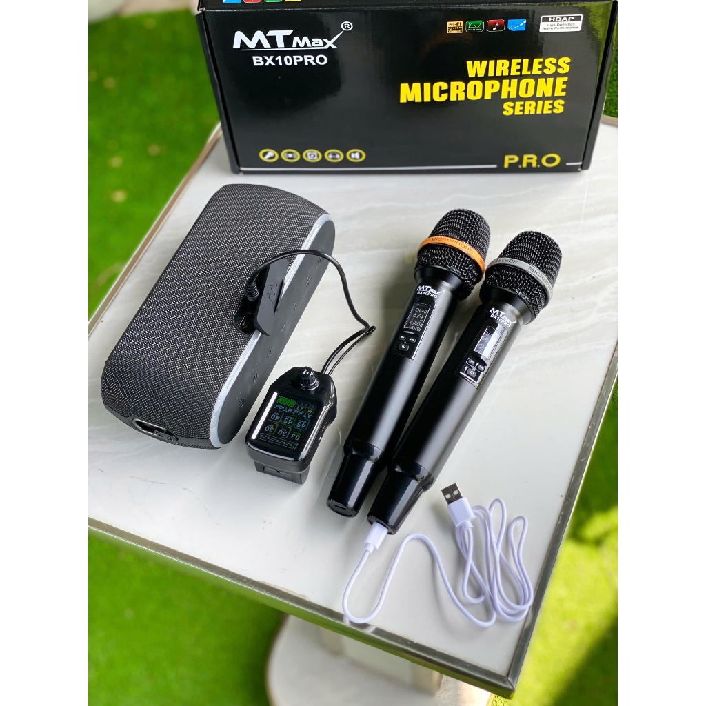 Micro Karaoke hát nhẹ MTMAX BX10 – Đầu Thu Chỉnh Echo Delay Reverb cho giọng hát vang chuẩn