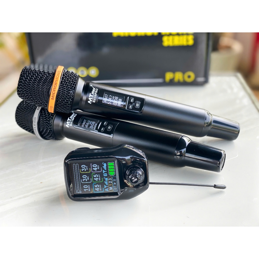 Micro Karaoke hát nhẹ MTMAX BX10 – Đầu Thu Chỉnh Echo Delay Reverb cho giọng hát vang chuẩn