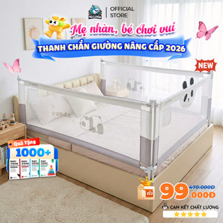 [Độc quyền SVIP] Thanh Chắn Giường Cho Bé Pakey S1 Mẫu Mới Cải Tiến Chiều Cao 105cm, Nâng Hạ 100% - 1 Thanh Chắn 1 Mặt