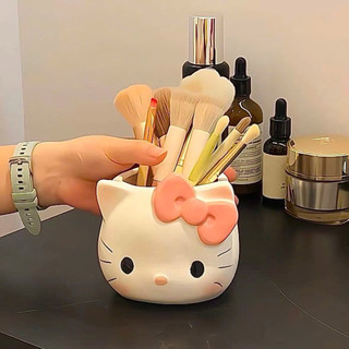 Hộp đựng cọ, bút hình mèo dễ thương - decor bàn trang điểm, bàn học 🌸🌸🌸