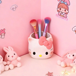 Hộp đựng cọ, bút hình mèo dễ thương - decor bàn trang điểm, bàn học 🌸🌸🌸