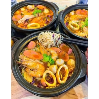 Combo Lên Cơn Thèm 3 Gói Mì Cay Ba Báo có tặng kèm ớt độ