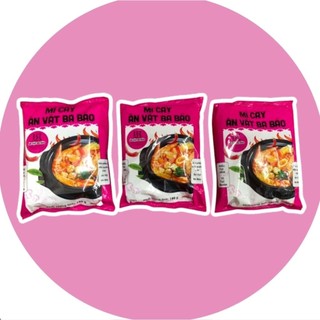 Combo Lên Cơn Thèm 3 Gói Mì Cay Ba Báo có tặng kèm ớt độ
