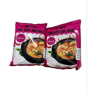 Combo Lên Cơn Thèm 3 Gói Mì Cay Ba Báo có tặng kèm ớt độ