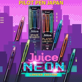 Combo 3/6 Bút Gel Pilot Juice Neon Limited Edition (0.5mm) - Màu Sắc Rực Rỡ, Trang Trí Sổ Tay & Bullet Journal