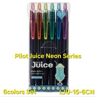 Combo 3/6 Bút Gel Pilot Juice Neon Limited Edition (0.5mm) - Màu Sắc Rực Rỡ, Trang Trí Sổ Tay & Bullet Journal