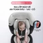 Ghế An Toàn Cho Trẻ Em QM-360A ISOFIX + Xoay 360° Thông Minh + Khoá An Toàn 5 Điểm Phiên Bản Hiện Đại Màu Xám Sang Trọng