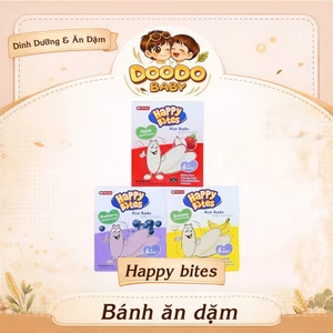 Bánh Gạo Ăn Dặm Happy Bites Cho Bé (50g)