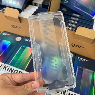 Kính Cường Lực SammSung Không Viền Gor KiNGBON Kèm Khung Trong Mỏng 0,2mm S24Ultra/S25Ultra/S26Ultra