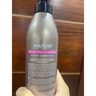 Kem Phục Hồi Tóc Keratin Marubi 500ml - Kem Phục Hồi Tóc Hư Tổn Sau Khi Sử Dụng Hóa Chất
