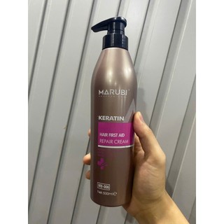Kem Phục Hồi Tóc Keratin Marubi 500ml - Kem Phục Hồi Tóc Hư Tổn Sau Khi Sử Dụng Hóa Chất