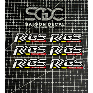 |1 Cái/Cặp| Tem Sticker DTF Dán Phuộc Trước RRGS - Mod Phuộc Trước/Sau RRGS