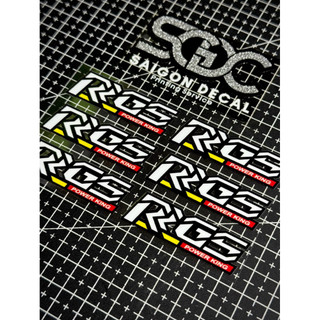 |1 Cái/Cặp| Tem Sticker DTF Dán Phuộc Trước RRGS - Mod Phuộc Trước/Sau RRGS