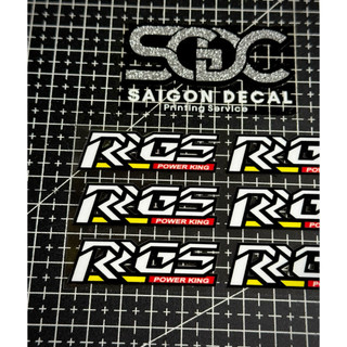 |1 Cái/Cặp| Tem Sticker DTF Dán Phuộc Trước RRGS - Mod Phuộc Trước/Sau RRGS