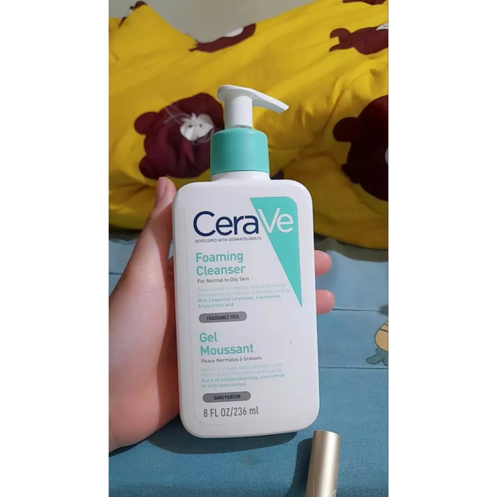 Gel Rửa Mặt CeraVe Foaming Cleanser Giúp Làm Sạch Sâu Và Dưỡng Ẩm Dịu ...