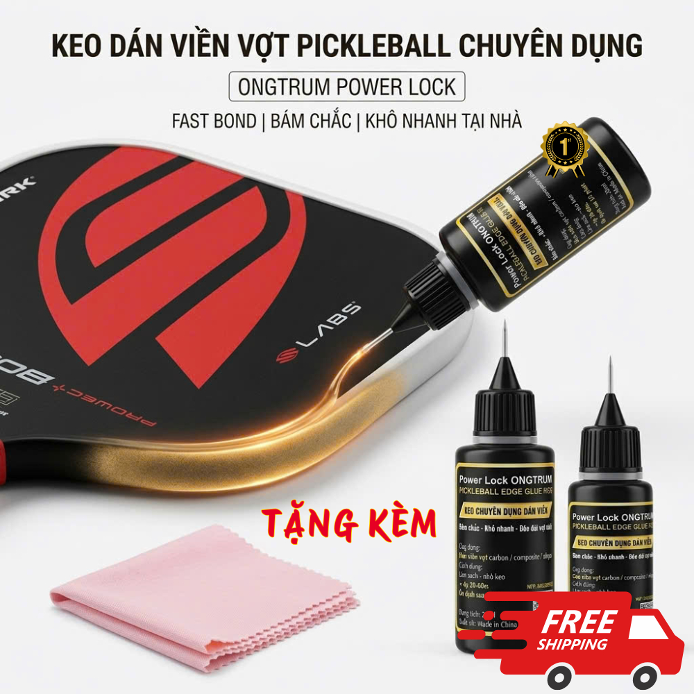 Keo dán viền vợt Pickleball Chính Hãng ONGTRUM chuyên dụng siêu bám chắc dễ dàng sử dụng tại nhà 001