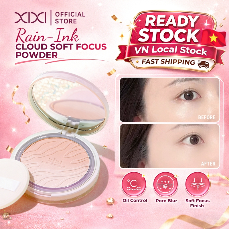 XIXI D598 Phấn Nén Kiềm Dầu, Che Lỗ Chân Lông, Lớp Nền Mịn Lì Tự Nhiên, Lâu Trôi Không Mốc