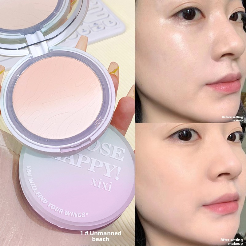 XIXI D598 Phấn Nén Kiềm Dầu, Che Lỗ Chân Lông, Lớp Nền Mịn Lì Tự Nhiên, Lâu Trôi Không Mốc
