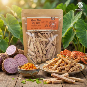 Khoai Môn Sấy Giòn Tẩm Trứng Cua ít ngọt Bigfarm 200g NGDAV058