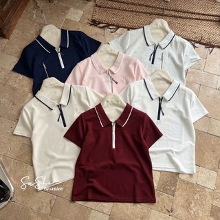 [𝑯𝒂 𝑨𝒏𝒉] Áo Cộc PoLo Viền Cổ  Tang Ngựa QCL1