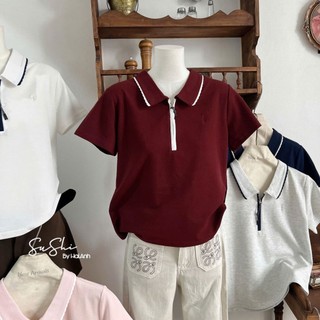 [𝑯𝒂 𝑨𝒏𝒉] Áo Cộc PoLo Viền Cổ  Tang Ngựa QCL1