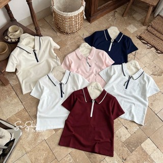[𝑯𝒂 𝑨𝒏𝒉] Áo Cộc PoLo Viền Cổ  Tang Ngựa QCL1