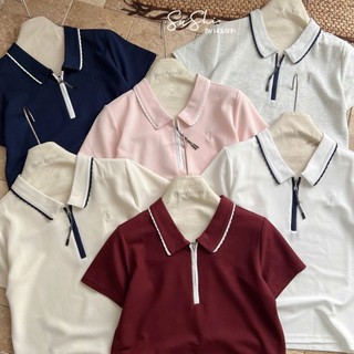 [𝑯𝒂 𝑨𝒏𝒉] Áo Cộc PoLo Viền Cổ  Tang Ngựa QCL1