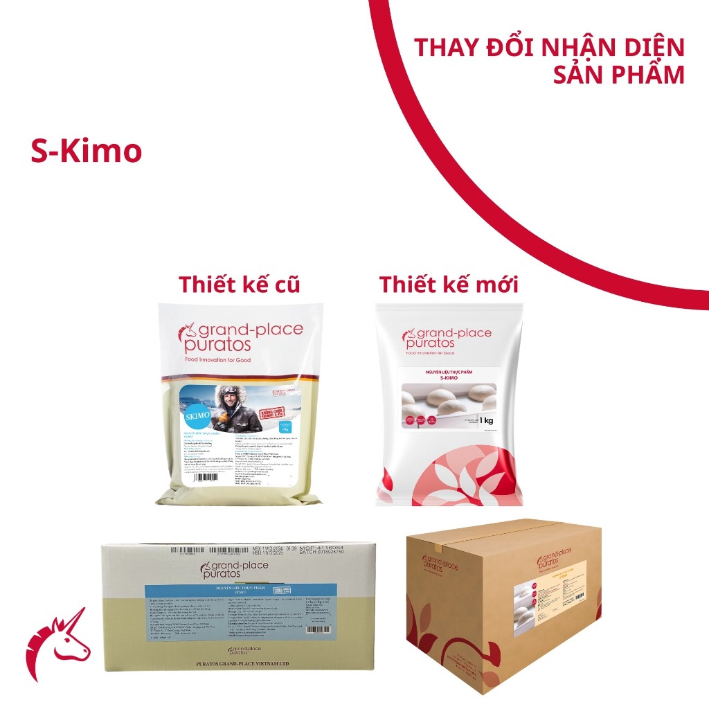Nguyên liệu Skimo 1kg Puratos