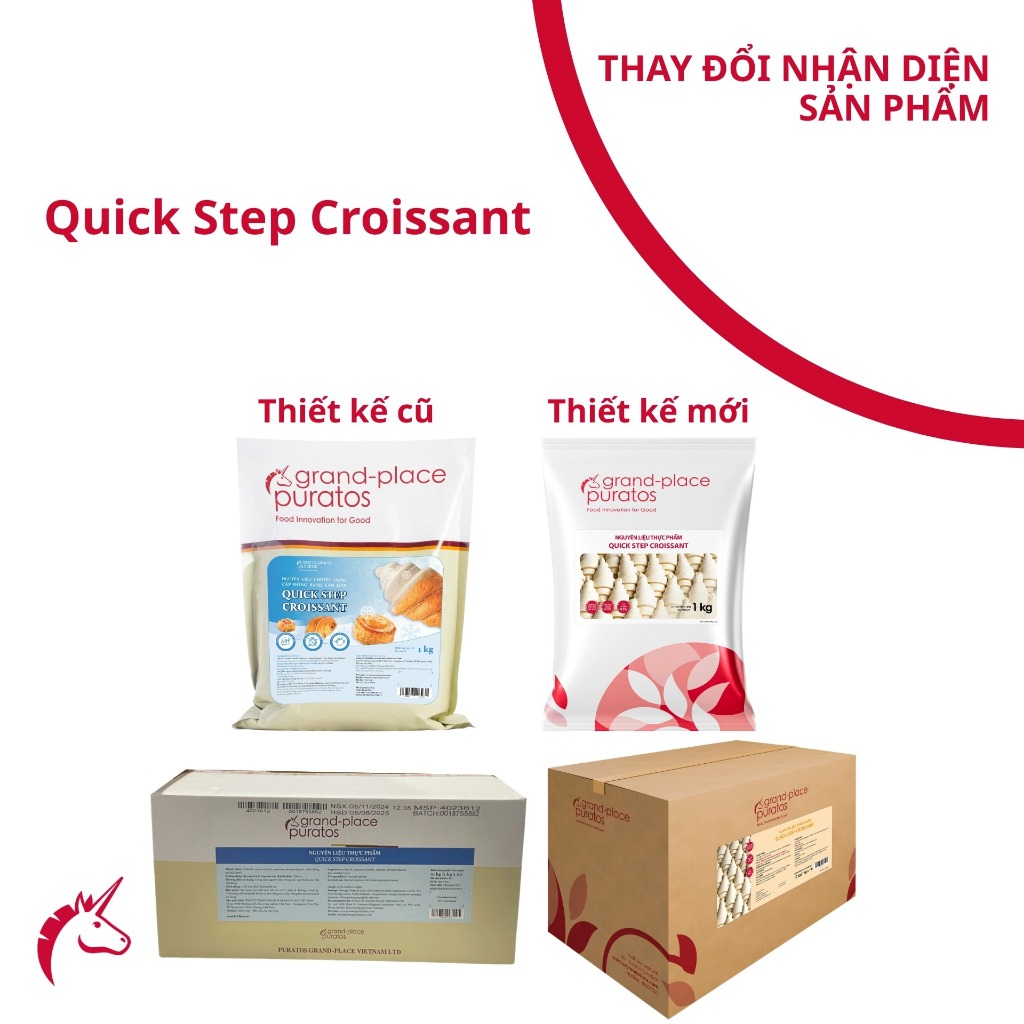 Nguyên liệu Quick Step Croissant