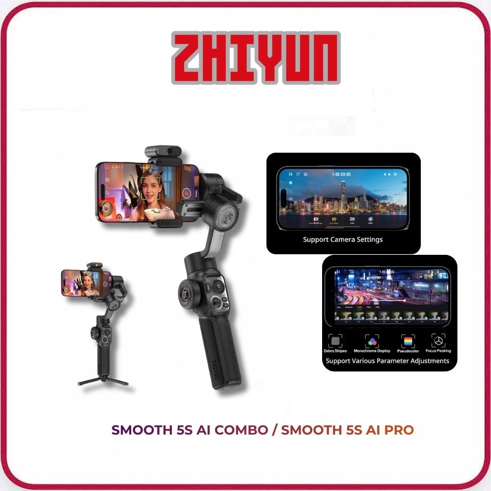 Tay cầm chống rung Zhiyun Smooth 5S AI