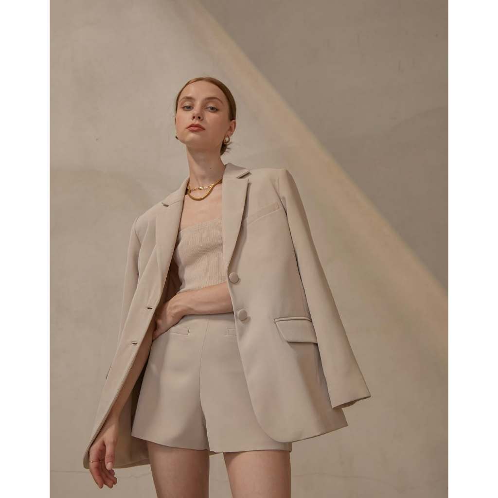 Áo Blazer Nữ Form Oversize Cao Cấp – Vest Nữ Phong Cách Hàn Quốc Thanh Lịch Dễ Phối Đồ | Tiệm May Diluclothing