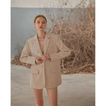 Áo Blazer Nữ Form Oversize Cao Cấp – Vest Nữ Phong Cách Hàn Quốc Thanh Lịch Dễ Phối Đồ | Tiệm May Diluclothing — ảnh 6